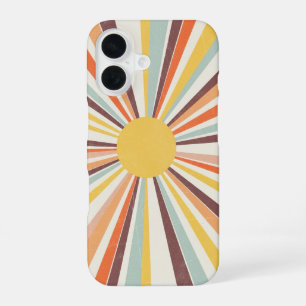 Vintage Kosmische Sonne iPhone 16 Hülle