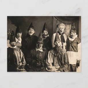 Vintage-Kostüm-Party-Postkarte Postkarte