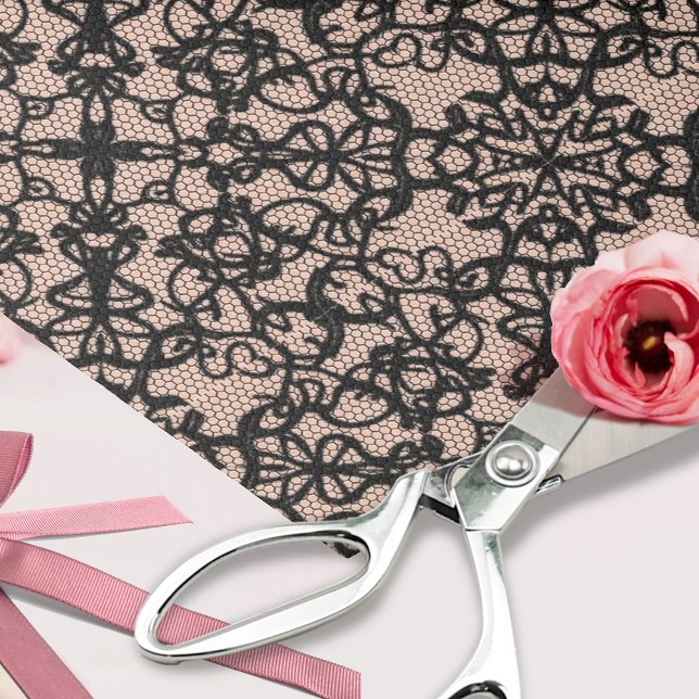 Vintage Kostüme der Black Lace - Decoupage Craft Seidenpapier (Von Creator hochgeladen)