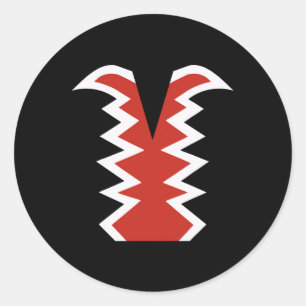 Vintage Kostüme fliegende Affen Kostüm Oz Hallowee Runder Aufkleber