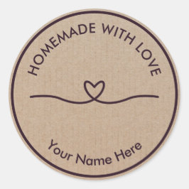 Vintage Kraft Papier Stickers Scrapbook Geschenket