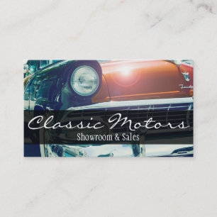 Vintage Kraftfahrzeug-Auto-Händler Visitenkarte
