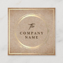 Vintage Kraftpapier DRUCKquadratische