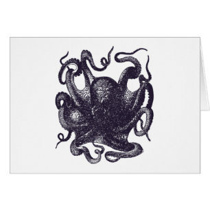 Vintage Kraken-Illustration