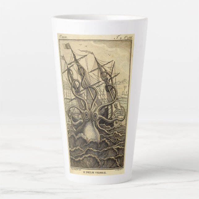 Vintage Kraken Milchtasse (Vorderseite)