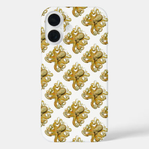 Vintage Kraken, Octopus Gamochonia, Ernst Haeckel iPhone 16 Hülle