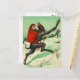 Vintage Krampus-Jagd auf Kinder Postkarte (Vorderseite/Rückseite Beispiel)