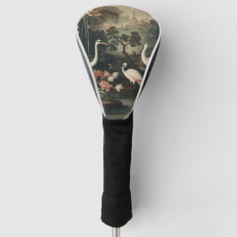 Vintage Krane und Paläste in den Tropen Golf Headcover