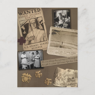 Vintage Krankenpostkarte Postkarte