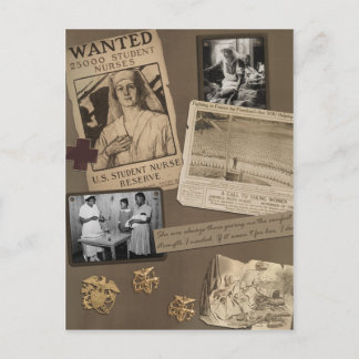 Vintage Krankenpostkarte Postkarte