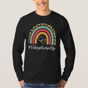 Vintage-Krankenschwester Leben Krankenschwester Vi T-Shirt