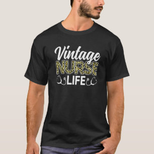 Vintage-Krankenschwester-Leben Krankenschwester Vi T-Shirt