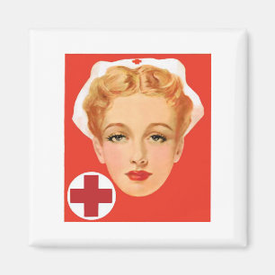 Vintage Krankenversicherung Magnet