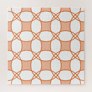 Vintage Kreise Art: Nahtloses geometrisches Muster Puzzle