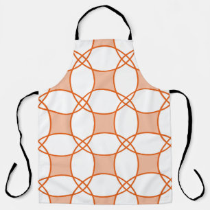 Vintage Kreise Art: Nahtloses geometrisches Muster Schürze