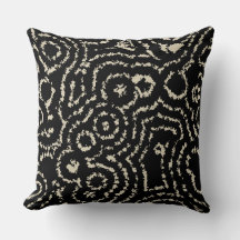 Vintage Kreise aus Schwarz und Taupe