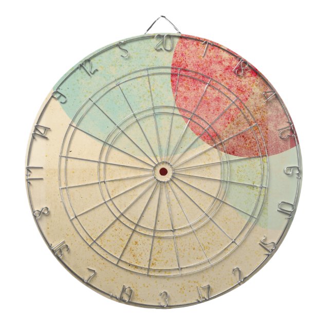 Vintage Kreise Dartscheibe (vorne)