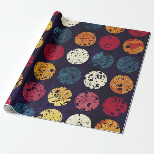 Vintage Kreismuster, nahtlose Muster, abstrakt, Geschenkpapier