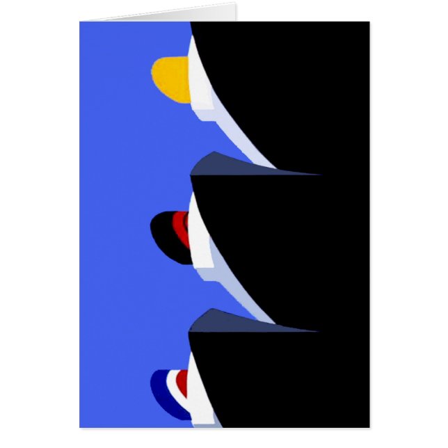 Vintage Kreuzfahrtschiffe Art Deco Poster (Vorne)