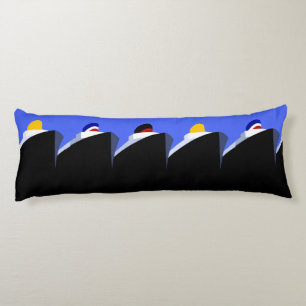 Vintage Kreuzfahrtschiffe Art Deco Poster Seitenschläferkissen