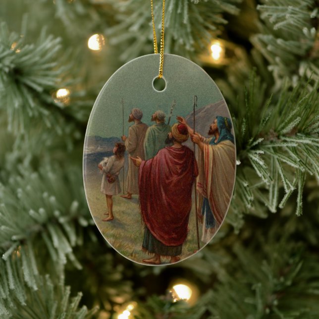 Vintage Krippe Keramikornament (Baum)