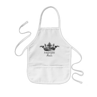 Vintage Krone personifizieren KinderSchürze