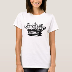 Vintage Krone - Schwarz T-Shirt