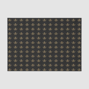 Vintage Kronenmetallic Seidenpapier