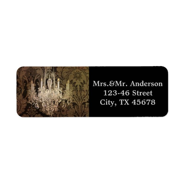 Vintage Kronleuchter-Hochzeit (Vorne)