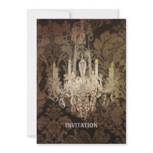 Vintage Kronleuchter-Hochzeit