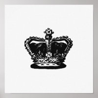 Vintage Krönungsabbildung