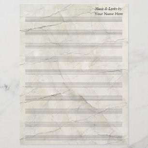 Vintage Krümelpapier-Blankband 10 Stave