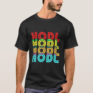 Vintage Kryptowährungs-Hodl-Digitalwährung Bitco T-Shirt
