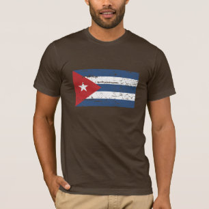 Vintage Kuba-Flagge T-Shirt