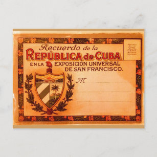 Vintage Kuba Postcard 1915 Postkarte
