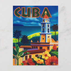 Vintage Kuba - Postkarte