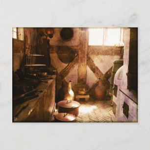 Vintage Küche, Postkarte
