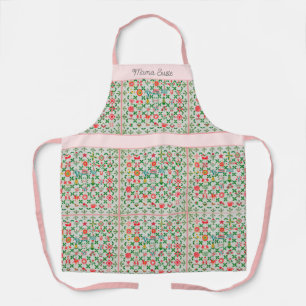 Vintage Küche Schürze - Quilt Style - Mittel