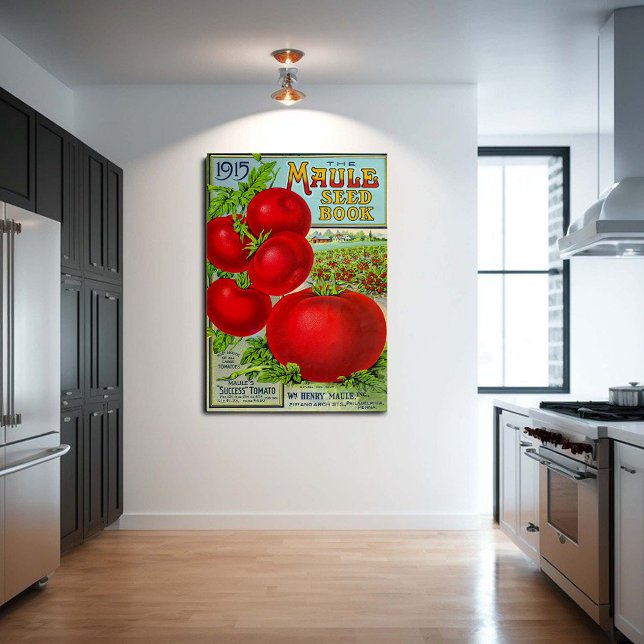 Vintage Küche Tomatensaatgarten Küche Poster (Von Creator hochgeladen)