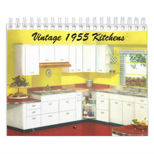Vintage Küchen von 1955 - klassische Dekoration de Kalender