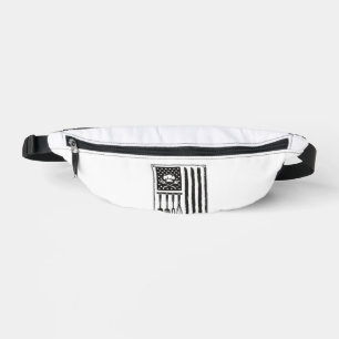 Vintage Küchenflagge Kochutensilien-Shirt-Design Bauchtasche
