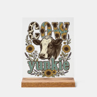 Vintage-Kuh-Yunkie-Sonnenblumen-Bauernhaus-Design_