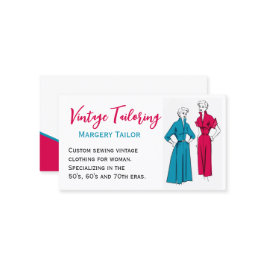 Vintage, kundenspezifische Visitenkarte