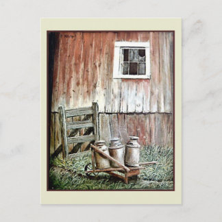Vintage Kunst - B. Martin, Milk Jugs Postkarte