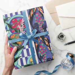 Vintage Kunst Deko & Art Nouveau Muster Verpackung Geschenkpapier
