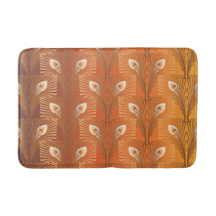 Vintage Kunst Deko Badematte