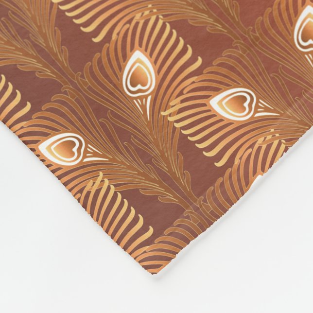 Vintage Kunst Deko Fleecedecke (Ecke)