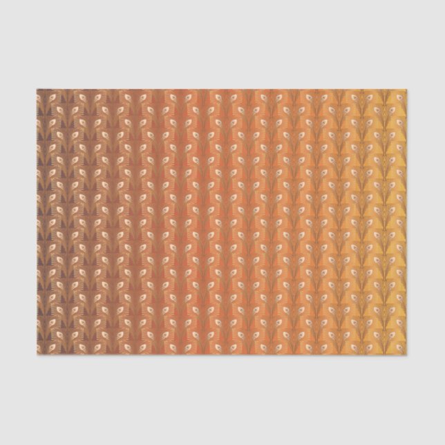 Vintage Kunst Deko Seidenpapier (Vorderseite)