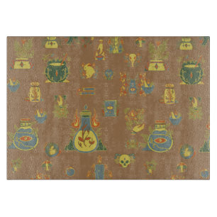 Vintage Kunst der Hexerei Schneidebrett