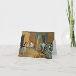 Vintage Kunst, Edgar Degas, Impressionismus, Der T Einladung